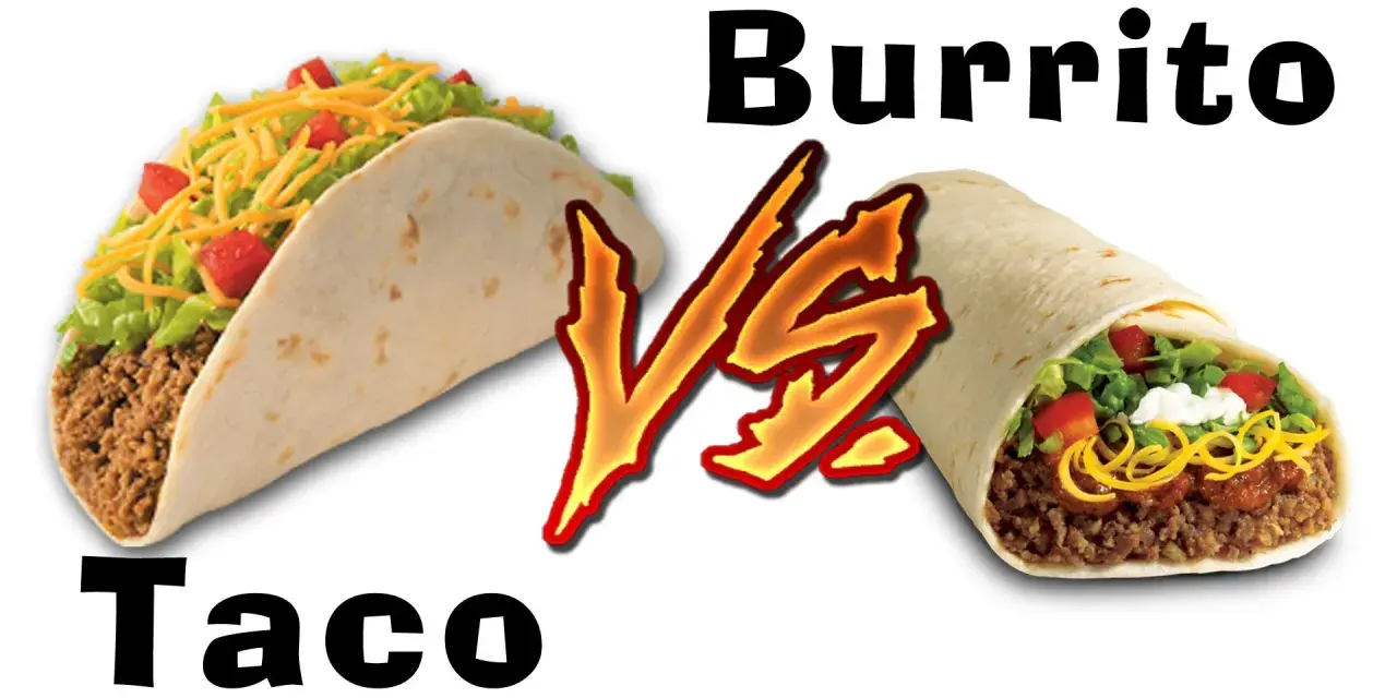 Taco vs. Burrito: co to jest burrito? Obok taco, burrito to pyszne danie z tortilli z mięsem, warzywami i serem.