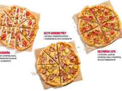 Telepizza: Król Kebabów, Uczta Barbarzyńcy i Hiszpański Łotr – zobacz rozmiary pizzy i ich składniki.