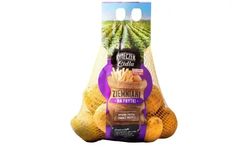 Ziemniaki na frytki z Ryneczku Lidla. Idealne do przygotowania chrupiących, pysznych frytek. Produkt polski.