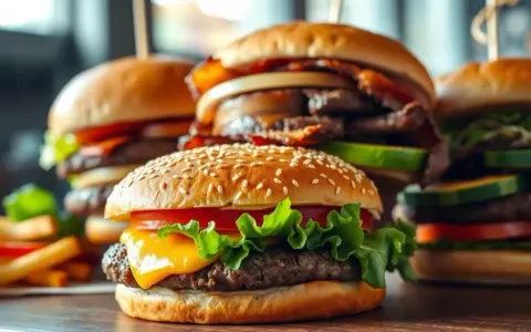 Ile kcal ma burger? Zaskakujące różnice w kaloryczności burgerów
